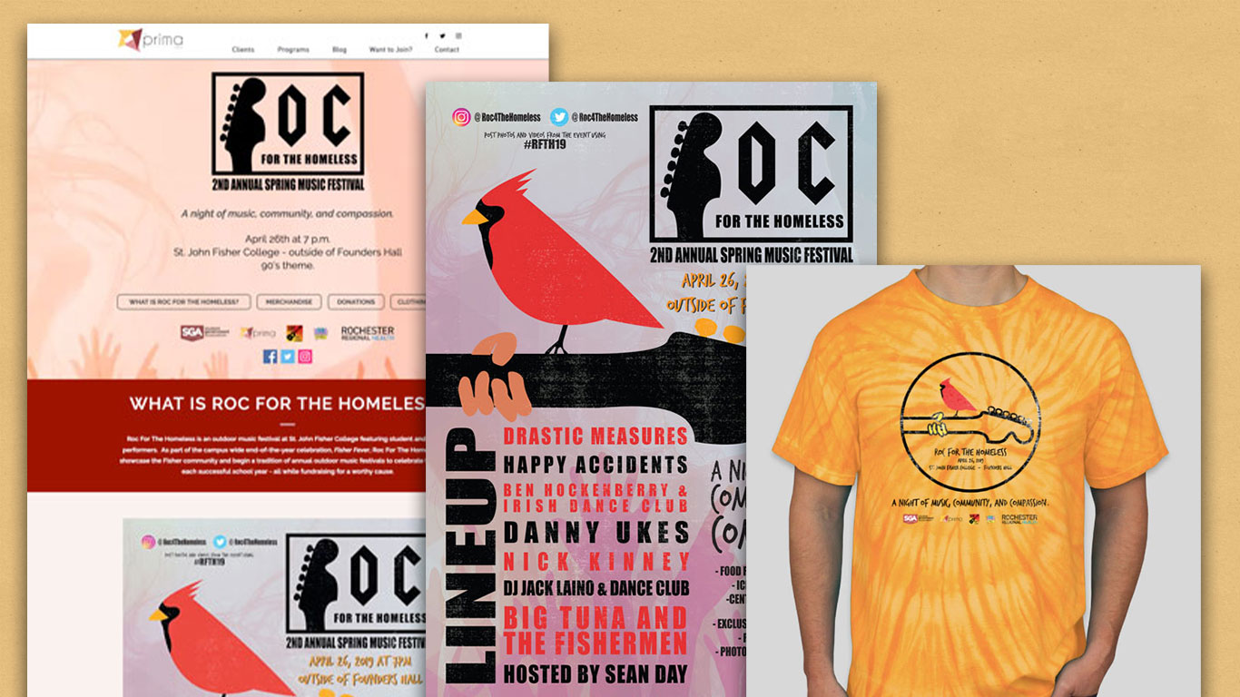 Roc for the Homeless Benefit Concert Case Study | Sean Patrick O'Leary | Digital Marketing in Raleigh, NC