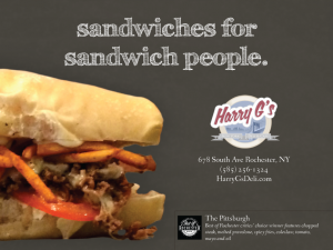 Harry G’s “Sandwiches for Sandwich People” Print Campaign